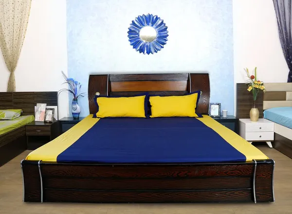 Pack_of_3_Pieces_Cotton_Blue_Yellow_Summer_Fun_Solid_Bed_Sheet_With_Pillow_Covers_for_Bedroom,_Guest_Room,_Kids_Room