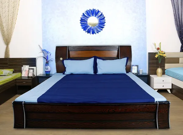 Pack_of_3_Pieces_Cotton_Dark-Blue_SkyBlue_Summer_Fun_Solid_Bed_Sheet_With_Pillow_Covers_for_Bedroom,_Guest_Room,_Kids_Room