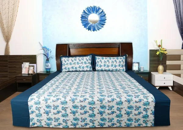 Pack_of_2&_3_Pieces_Cotton_Blue_Rose_Cotton_Printed_Bedsheet_Set_With_Pillow_Covers_for_Bedroom,_Guest_Room,_Kids_Room