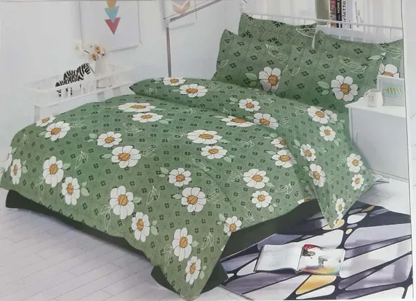 Pack_of_3_Pieces_Cotton_Green_Floral_Printed_Double_Bedsheet_With_Pillow_Covers_for_Bedroom,_Guest_Room,_Kids_Room
