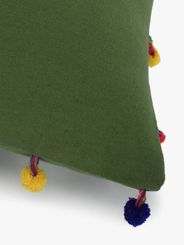 Pack_of_2_Pieces_Cotton_Green_Multicolor_Pompom_Cushion_Cover_For_Living_Room_and_Bedroom