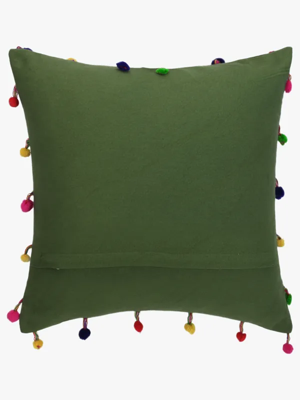 Pack_of_2_Pieces_Cotton_Green_Multicolor_Pompom_Cushion_Cover_For_Living_Room_and_Bedroom