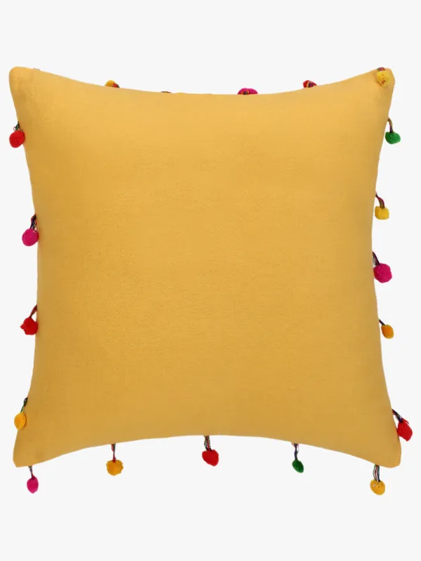 Pack_of_2_Pieces_Cotton_Yellow_Multicolor_Pompom_Cushion_Cover_For_Living_Room_and_Bedroom