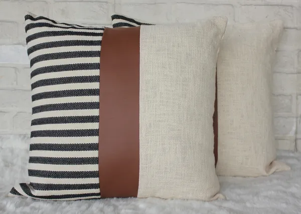 Pack_of_2_Pieces_Cotton_Beige_Farytail_Stripe_Collection_Cushion_and_Pillow_Cover_For_Living_Room_and_Bedroom