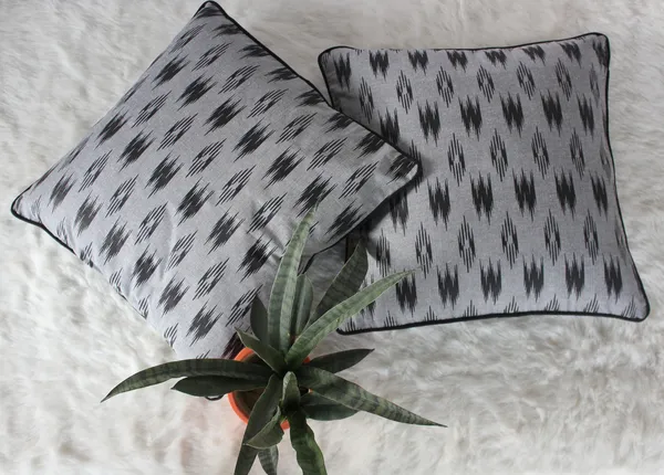 Pack_of_2_Pieces_Cotton_Black_Pochampaaly_Weave_Ikat_Printed_Cushion_and_Pillow_Cover_For_Living_Room_and_Bedroom