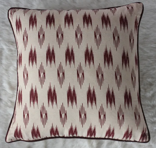 Pack_of_2_Pieces_Cotton_Brown_Pochampaaly_Weave_Ikat_Printed_Cushion_and_Pillow_Cover_For_Living_Room_and_Bedroom