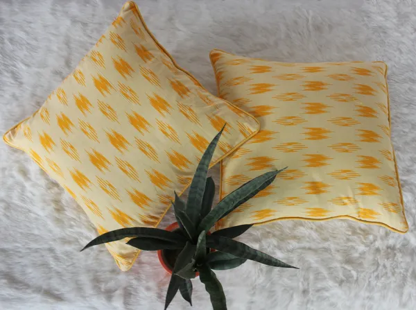 Pack_of_2_Pieces_Cotton_Yellow_Pochampaaly_Weave_Ikat_Printed_Cushion_and_Pillow_Cover_For_Living_Room_and_Bedroom