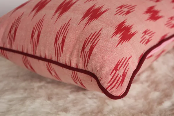 Pack_of_2_Pieces_Cotton_Maroon_Pochampaaly_Weave_Ikat_Printed_Cushion_and_Pillow_Cover-For_Living_Room_and_Bedroom