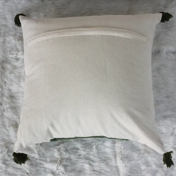 Pack_of_2_Pieces_Cotton_Green_Paradise_Velvet_With_Tassel_Collection_Cushion_and_Pillow_Cover_for_Living_Room_and_Bedroom