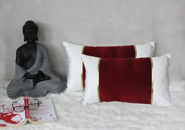 Pack_of_2_Pieces_Cotton_Maroon_Ariel_Velvet_Collection_Cushion_and_Pillow_Cover_for_Living_Room_and_Bedroom