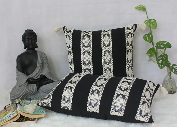 Pack_of_2_Pieces_Cotton_Black_Vida_Lurex_Stripe_Collection_Cushion_and_Pillow_Cover_for_Living_Room_and_Bedroom