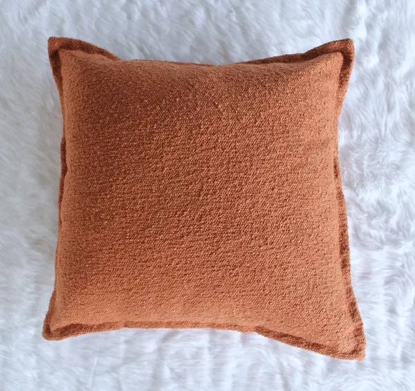 Pack_of_2_Pieces_Polyester_Rust_Delta_Boucle_Collection_Cushion_and_Pillow_Cover_for_Living_Room_and_Bedroom
