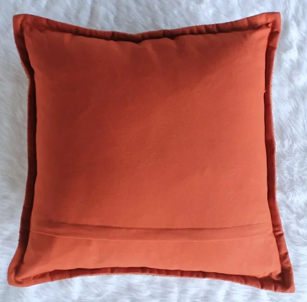 Pack_of_2_Pieces_Polyester_Rust_Delta_Boucle_Collection_Cushion_and_Pillow_Cover_for_Living_Room_and_Bedroom