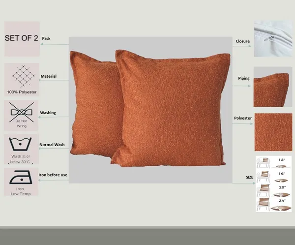 Pack_of_2_Pieces_Polyester_Rust_Delta_Boucle_Collection_Cushion_and_Pillow_Cover_for_Living_Room_and_Bedroom