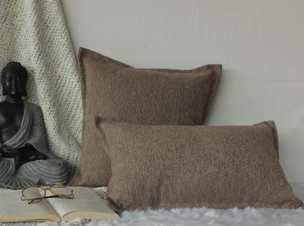 Pack_of_2_Pieces_Polyester_Grey_Delta_Boucle_Collection_Cushion_and_Pillow_Cover_for_Living_Room_and_Bedroom