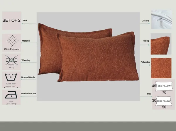 Pack_of_2_Pieces_Polyester_Rust_Delta_Boucle_Collection_Cushion_and_Pillow_Cover_for_Living_Room_and_Bedroom