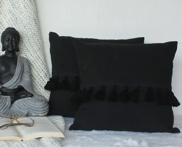 Pack_of_2_Pieces_Cotton_Black_Merit_Cotton_Tassel_Collection_Cushion_and_Pillow_Cover_for_Living_Room_and_Bedroom