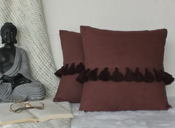 Pack_of_2_Pieces_Cotton_Brown_Merit_Cotton_Tassel_Collection_Cushion_and_Pillow_Cover_for_Living_Room_and_Bedroom