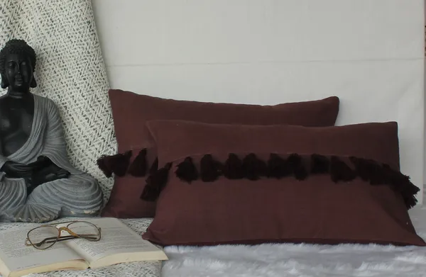 Pack_of_2_Pieces_Cotton_Brown_Merit_Cotton_Tassel_Collection_Cushion_and_Pillow_Cover_for_Living_Room_and_Bedroom