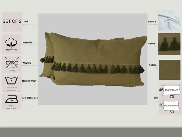 Pack_of_2_Pieces_Cotton_Green_Merit_Cotton_Tassel_Collection_Cushion_and_Pillow_Cover_for_Living_Room_and_Bedroom