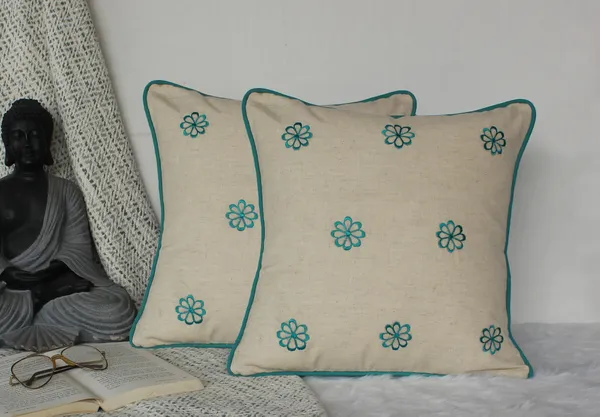 Pack_of_2_Pieces_Cotton_Aqua_Eric_Flora_Collection_Cushion_and_Pillow_Cover_for_Living_Room_and_Bedroom