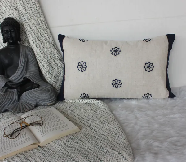 Pack_of_2_Pieces_Cotton_Navy_Blue_Eric_Flora_Collection_Cushion_and_Pillow_Cover_for_Living_Room_and_Bedroom