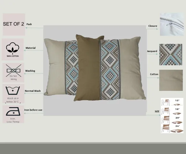 Pack_of_2_Pieces_Cotton_Turquoise_Mesh_Jacquard_Collection_Cushion_Cover_for_Living_Room_and_Bedroom