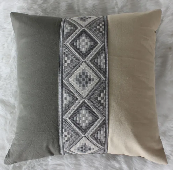 Pack_of_2_Pieces_Cotton_Silver_Mesh_Jacquard_Collection_Cushion_Cover_for_Living_Room_and_Bedroom