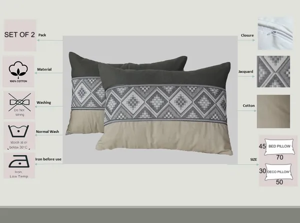 Pack_of_2_Pieces_Cotton_Silver_Mesh_Jacquard_Collection_Cushion_Cover_for_Living_Room_and_Bedroom