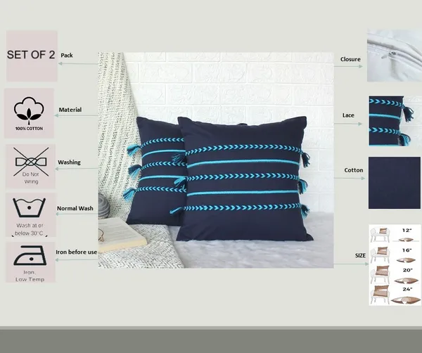 Pack_of_2_Pieces_Cotton_Navy_Blue_Boho_Braids_Collection_Cushion_and_Pillow_Cover_for_Living_Room_and_Bedroom