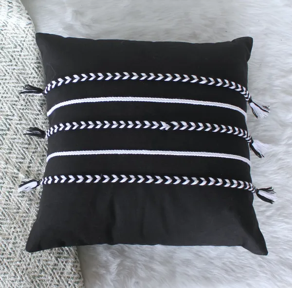 Pack_of_2_Pieces_Cotton_Black_Boho_Braids_Collection_Cushion_and_Pillow_Cover_for_Living_Room_and_Bedroom