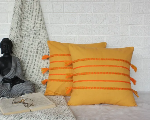 Pack_of_2_Pieces_Cotton_Yellow_Boho_Braids_Collection_Cushion_and_Pillow_Cover_for_Living_Room_and_Bedroom