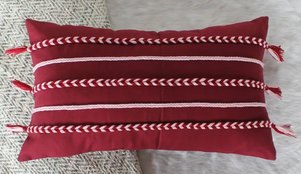Pack_of_2_Pieces_Cotton_Maroon_Boho_Braids_Collection_Cushion_and_Pillow_Cover_for_Living_Room_and_Bedroom
