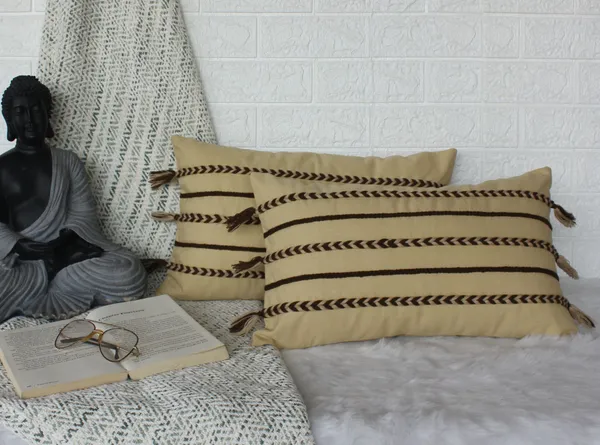 Pack_of_2_Pieces_Cotton_Beige_Boho_Braids_Collection_Cushion_and_Pillow_Cover_for_Living_Room_and_Bedroom