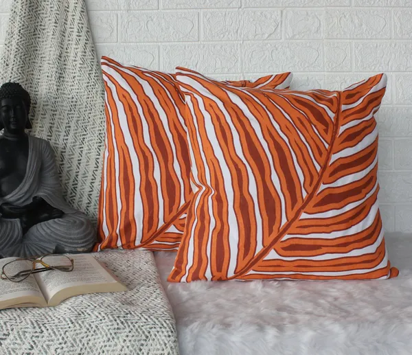 Pack_of_2_Pieces_Cotton_Orange_Wild_Ferns_Printed_Collection_Cushion_Cover_for_Living_Room_and_Bedroom