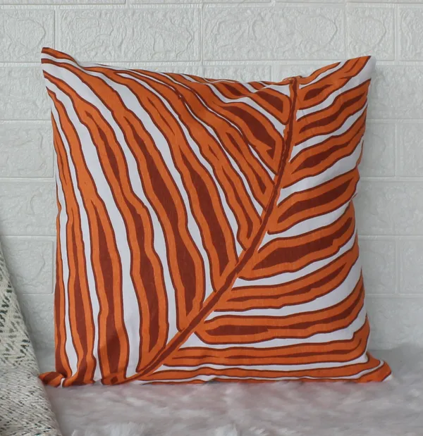 Pack_of_2_Pieces_Cotton_Orange_Wild_Ferns_Printed_Collection_Cushion_Cover_for_Living_Room_and_Bedroom