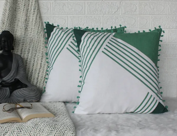 Pack_of_2_Pieces_Cotton_Green_Nico_Pompom_Printed_Collection_Cushion_Cover_for_Living_Room_and_Bedroom