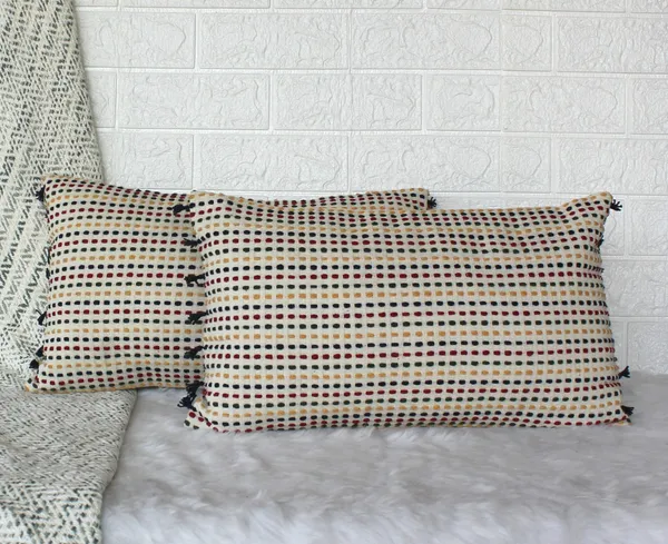 Pack_of_2_Pieces_Cotton_Blue_Boho_Pinstripes_Collection_Cushion_and_Pillow_Cover_for_Living_Room_and_Bedroom