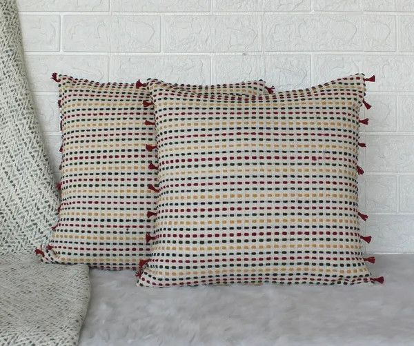 Pack_of_2_Pieces_Cotton_Red_Boho_Pinstripes_Collection_Cushion_and_Pillow_Cover_for_Living_Room_and_Bedroom