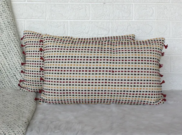 Pack_of_2_Pieces_Cotton_Red_Boho_Pinstripes_Collection_Cushion_and_Pillow_Cover_for_Living_Room_and_Bedroom