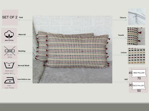 Pack_of_2_Pieces_Cotton_Red_Boho_Pinstripes_Collection_Cushion_and_Pillow_Cover_for_Living_Room_and_Bedroom