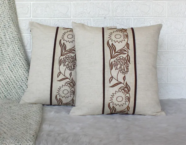 Pack_of_2_Pieces_Cotton_Brown_blossom_bale_Embroidery_Collection_Cushion_and_Pillow_Cover_for_Living_Room_and_Bedroom