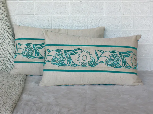 Pack_of_2_Pieces_Cotton_Aqua_blossom_bale_Embroidery_Collection_Cushion_and_Pillow_Cover_for_Living_Room_and_Bedroom