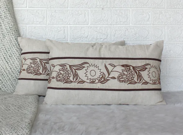 Pack_of_2_Pieces_Cotton_Brown_blossom_bale_Embroidery_Collection_Cushion_and_Pillow_Cover_for_Living_Room_and_Bedroom