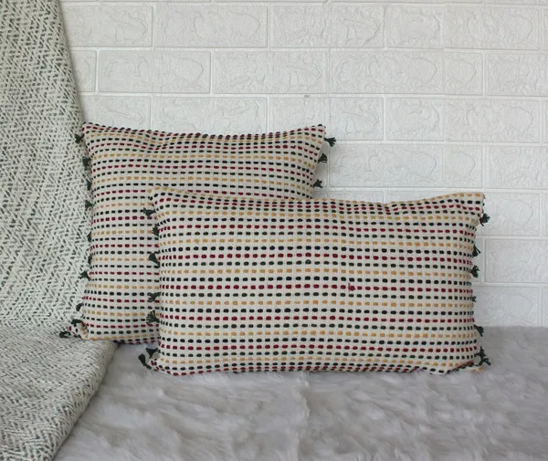 Pack_of_2_Pieces_Cotton_Green_Boho_Pinstripes_Collection_Cushion_for_Living_Room_and_Bedroom