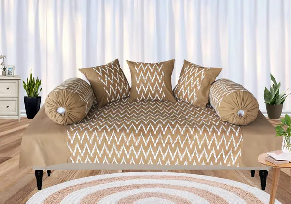 Pack_of_6_Pieces_Cotton_Brown_Waggle_Printed_Collection_Diwan_Set_for_Living_Room