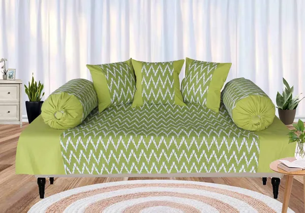 Pack_of_6_Pieces_Cotton_Green_Waggle_Printed_Collection_Diwan_Set_for_Living_Room