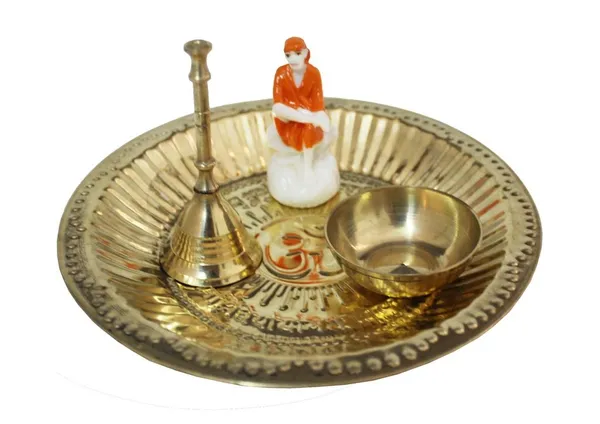 Pack_of_4_Piece_Brass_Gold_Mini_Sai_Baba_Thali_for_Pooja_Room_and_Decoration