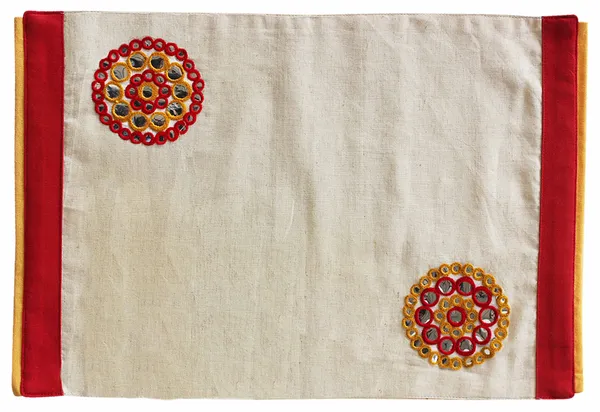 Pack_of_18_Pieces_Cotton_Red_Yellow_Circular_embroidery_Place_Mat_for_Dinning_and_Center_Table