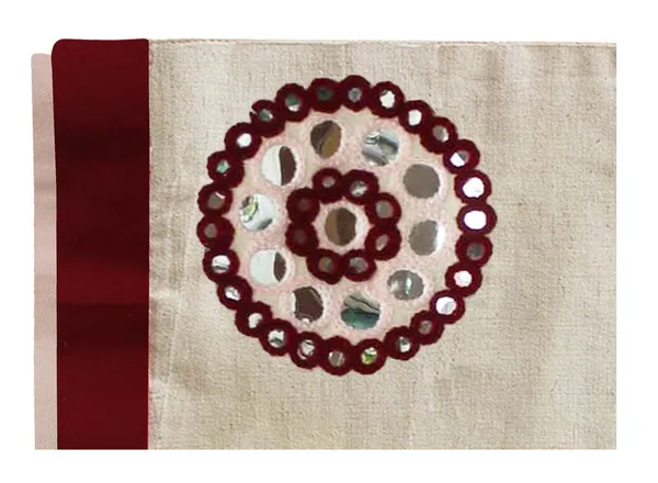 Pack_of_18_Pieces_Cotton_Maroon_Pink_Circular_embroidery_Place_Mat_With_Napkin_for_Dinning_and_Center_Table